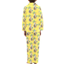 Load image into Gallery viewer, Big Boys' V-Neck Long Pajama Set