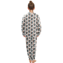 Load image into Gallery viewer, Big Girls' Crew Neck Long Pajama Set