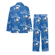 Load image into Gallery viewer, Big Girls' V-Neck Long Pajama Set