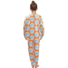 Load image into Gallery viewer, Big Girls' Crew Neck Long Pajama Set