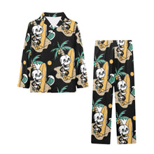 Load image into Gallery viewer, Big Girls' V-Neck Long Pajama Set