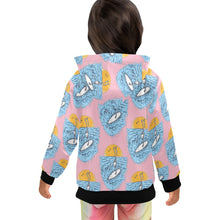 Load image into Gallery viewer, Little Girls' Zip Up Hoodie