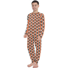 Load image into Gallery viewer, Big Boys' Crew Neck Long Pajama Set