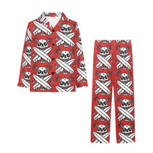 Load image into Gallery viewer, Big Girls' V-Neck Long Pajama Set