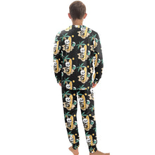 Load image into Gallery viewer, Big Boys' Crew Neck Long Pajama Set
