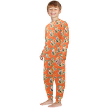 Load image into Gallery viewer, Little Boys' Crew Neck Long Pajama Set