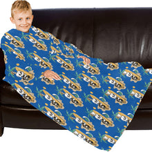 Load image into Gallery viewer, Blanket Robe with Sleeves for Kids