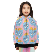 Load image into Gallery viewer, Little Girls' Zip Up Hoodie