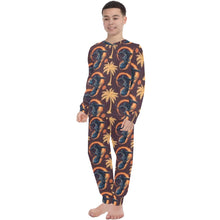 Load image into Gallery viewer, Big Boys' Crew Neck Long Pajama Set