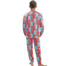 Load image into Gallery viewer, Big Boys' Crew Neck Long Pajama Set