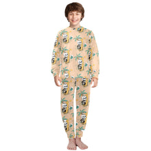 Load image into Gallery viewer, Big Boys' Crew Neck Long Pajama Set