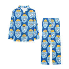 Load image into Gallery viewer, Big Girls' V-Neck Long Pajama Set