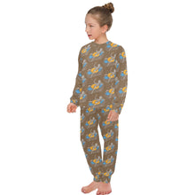 Load image into Gallery viewer, Big Girls' Crew Neck Long Pajama Set