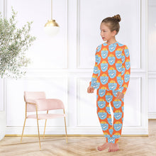 Load image into Gallery viewer, Big Girls' Crew Neck Long Pajama Set