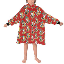 Load image into Gallery viewer, Blanket Hoodie for Kids