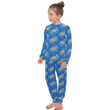 Load image into Gallery viewer, Big Girls' Crew Neck Long Pajama Set