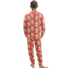 Load image into Gallery viewer, Big Boys' Crew Neck Long Pajama Set