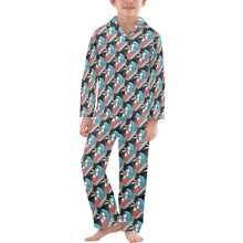 Load image into Gallery viewer, Big Boys' V-Neck Long Pajama Set