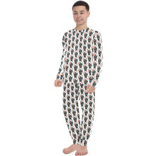 Load image into Gallery viewer, Big Boys' Crew Neck Long Pajama Set