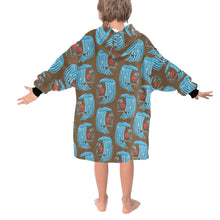 Load image into Gallery viewer, Blanket Hoodie for Kids