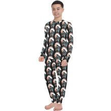 Load image into Gallery viewer, Big Boys' Crew Neck Long Pajama Set