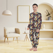 Load image into Gallery viewer, Big Boys' Crew Neck Long Pajama Set