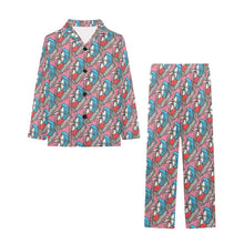 Load image into Gallery viewer, Big Girls' V-Neck Long Pajama Set