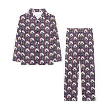 Load image into Gallery viewer, Big Girls' V-Neck Long Pajama Set