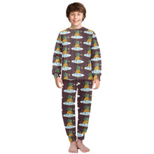 Load image into Gallery viewer, Big Boys' Crew Neck Long Pajama Set
