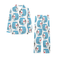 Load image into Gallery viewer, Big Boys' V-Neck Long Pajama Set