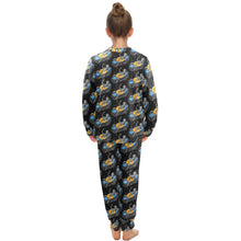 Load image into Gallery viewer, Big Girls' Crew Neck Long Pajama Set