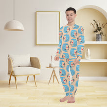 Load image into Gallery viewer, Big Boys' Crew Neck Long Pajama Set