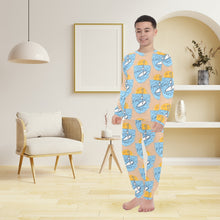 Load image into Gallery viewer, Big Boys' Crew Neck Long Pajama Set