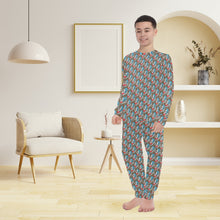 Load image into Gallery viewer, Big Boys' Crew Neck Long Pajama Set