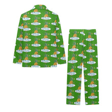 Load image into Gallery viewer, Big Boys' V-Neck Long Pajama Set