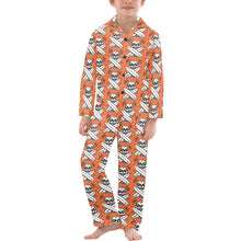 Load image into Gallery viewer, Big Boys' V-Neck Long Pajama Set