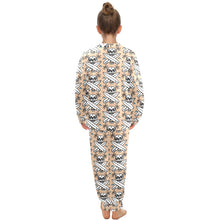 Load image into Gallery viewer, Big Girls' Crew Neck Long Pajama Set