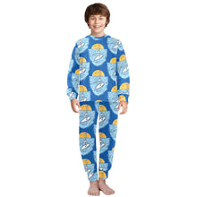 Load image into Gallery viewer, Big Boys' Crew Neck Long Pajama Set