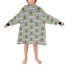Load image into Gallery viewer, Blanket Hoodie for Kids