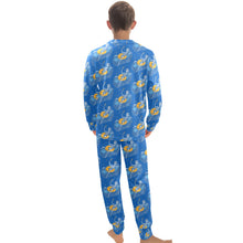 Load image into Gallery viewer, Big Boys' Crew Neck Long Pajama Set