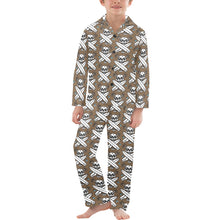 Load image into Gallery viewer, Big Boys' V-Neck Long Pajama Set
