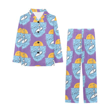 Load image into Gallery viewer, Big Girls' V-Neck Long Pajama Set