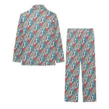 Load image into Gallery viewer, Big Girls' V-Neck Long Pajama Set