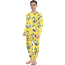 Load image into Gallery viewer, Big Boys' Crew Neck Long Pajama Set