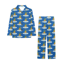 Load image into Gallery viewer, Big Boys' V-Neck Long Pajama Set