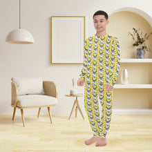 Load image into Gallery viewer, Big Boys' Crew Neck Long Pajama Set