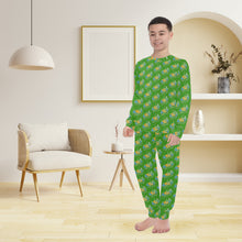 Load image into Gallery viewer, Big Boys' Crew Neck Long Pajama Set