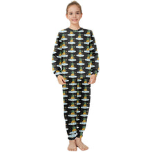 Load image into Gallery viewer, Big Girls' Crew Neck Long Pajama Set