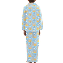 Load image into Gallery viewer, Big Boys' V-Neck Long Pajama Set
