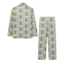 Load image into Gallery viewer, Big Boys' V-Neck Long Pajama Set